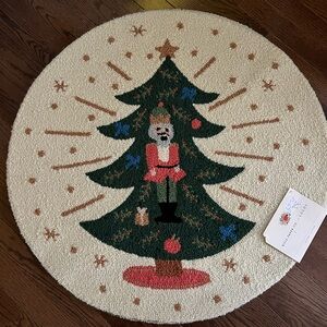 Rifle paper co Xmas tree Nutcracker Tree Rug